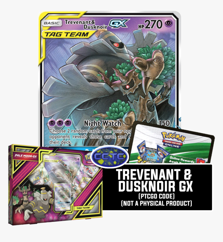 Trevenant & Dusknoir Gx Sm217 Ptcgo Code - Pokemon Trevenant And Dusknoir Gx, HD Png Download, Free Download