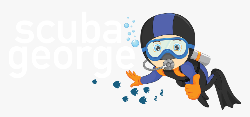 Clip Art Scuba Diver - Cute Scuba Diver Clipart, HD Png Download, Free Download