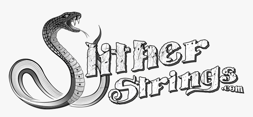 Slither Strings B&w Grunge Short Sleeve Men"s T-shirt - Cartoon, HD Png Download, Free Download