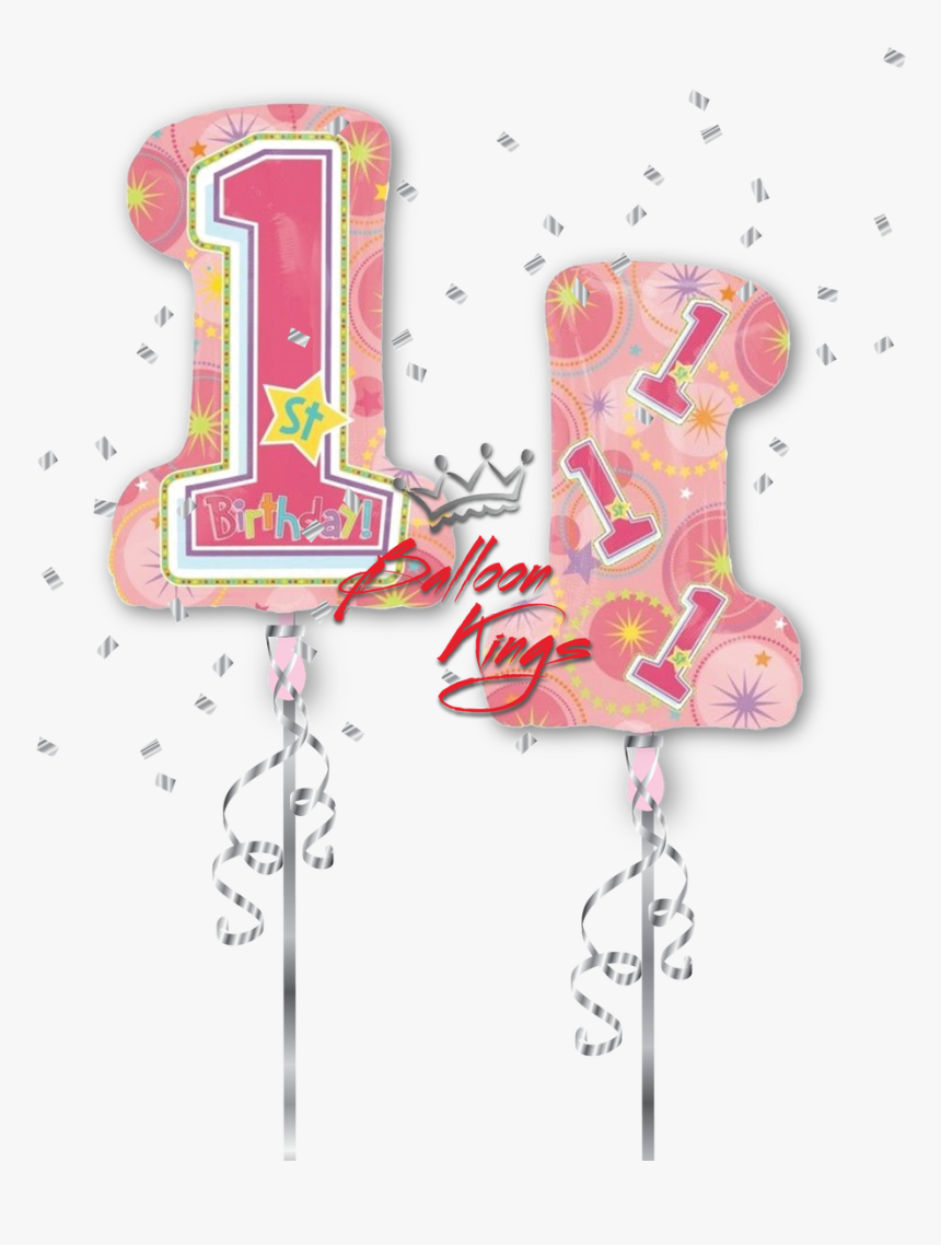 1st Birthday Number Shape - Drawing, HD Png Download, Free Download