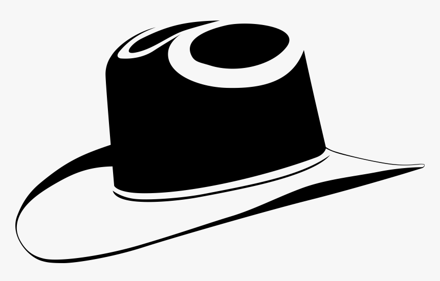 Cap Vector Png - Black Cowboy Hat Clip Art, Transparent Png, Free Download