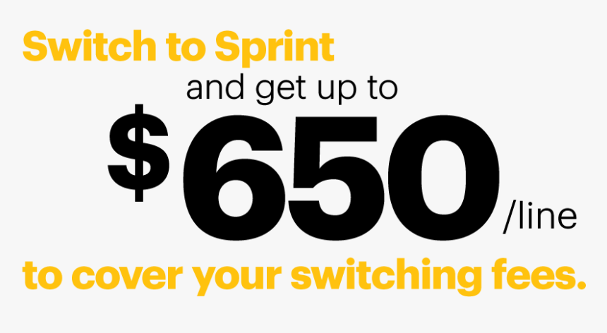 Sprint Offer, HD Png Download, Free Download