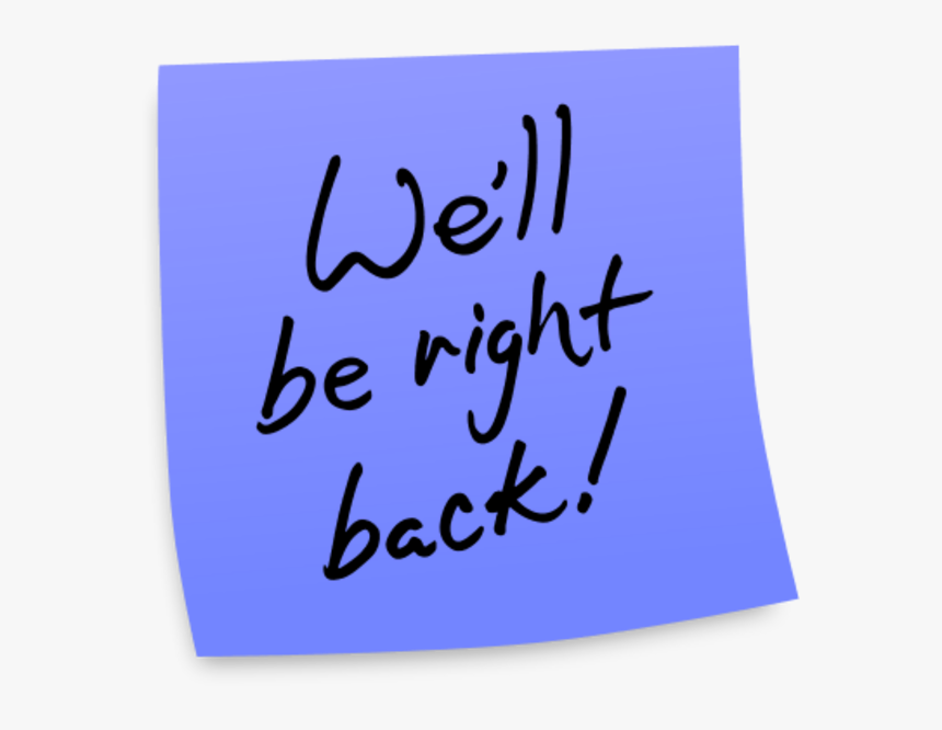 Right Back Sticky Note, HD Png Download, Free Download