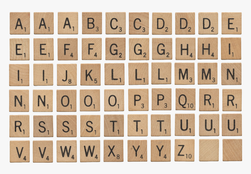 Transparent Scrabble Letters Png, Png Download, Free Download