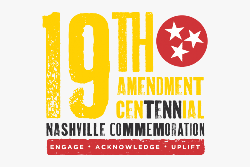 19th Amendment Centennial Nashville Commemoration - Graphic Design, HD Png Download, Free Download