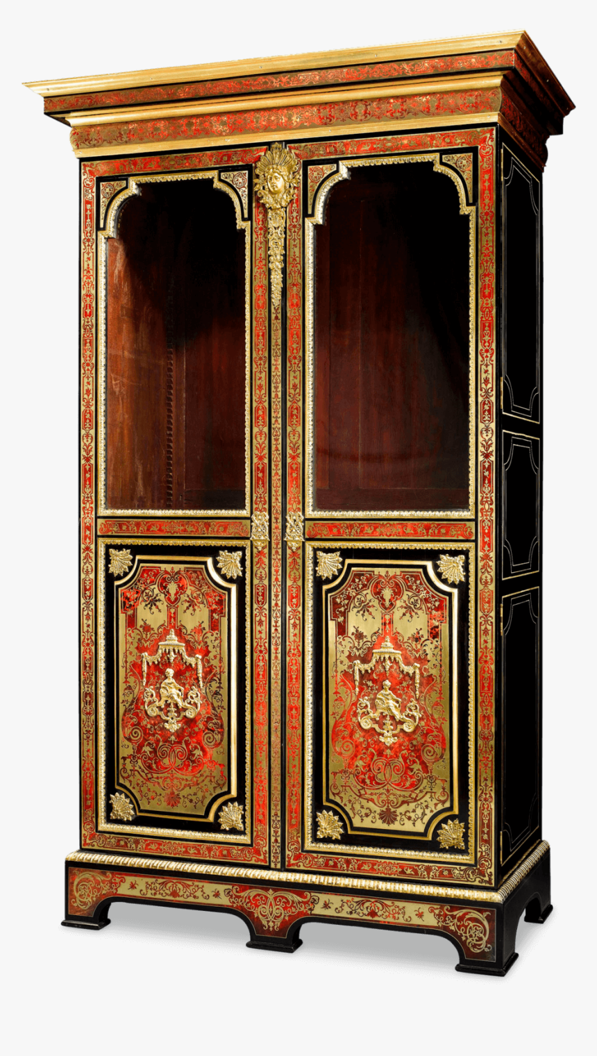 Stamped Boulle Cabinet By Nicolas Sageot - Louis Xiv Furniture, HD Png Download, Free Download