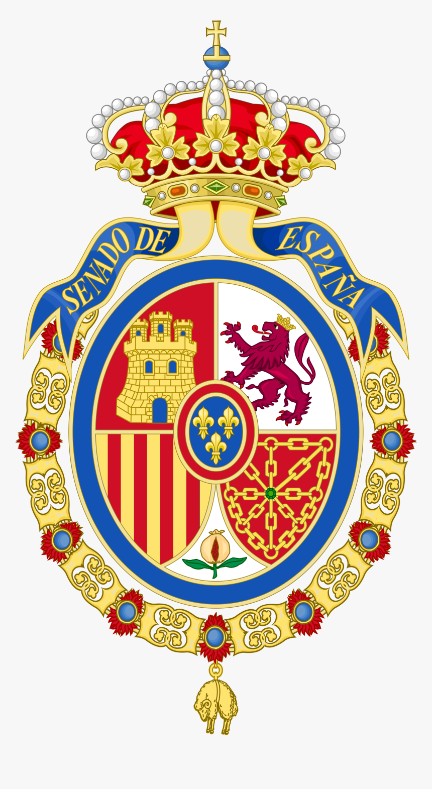 Gomez Of Spain Coat Of Arms Png - Castile And Leon Coat Of Arms, Transparent Png, Free Download