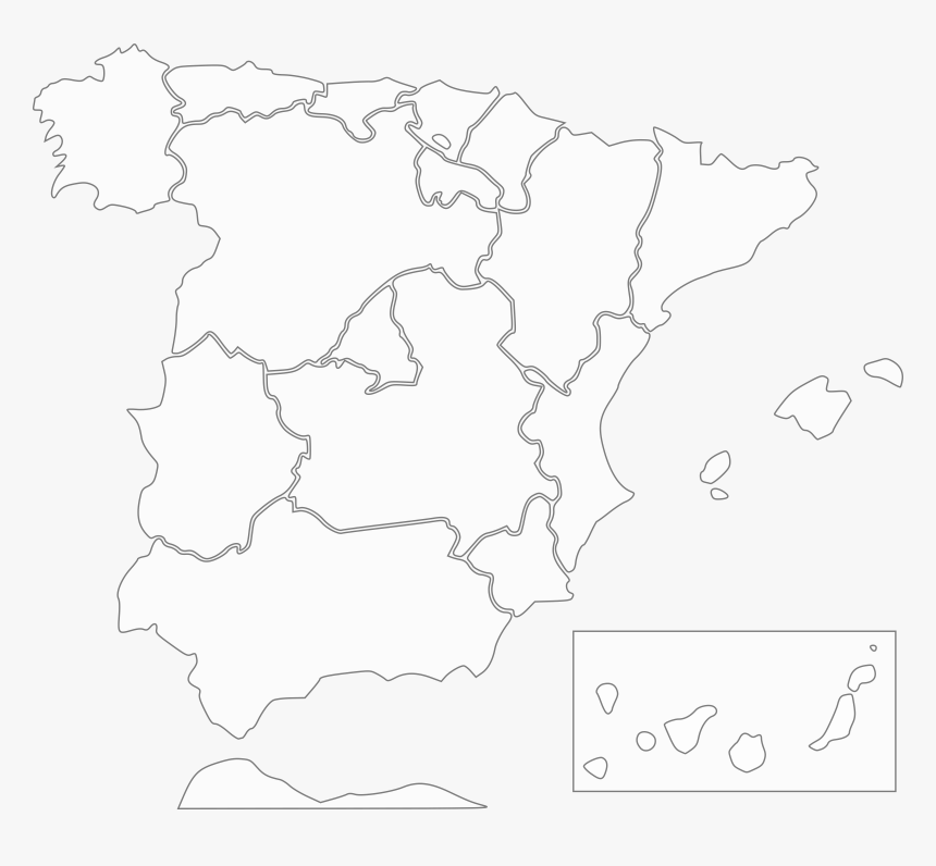 States Clip Arts - España Vector Mapa, HD Png Download, Free Download