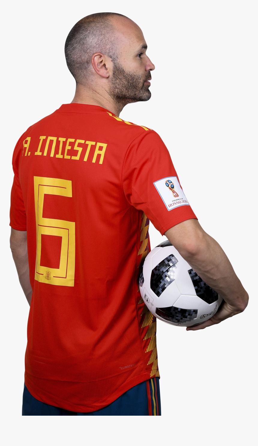 Andrés Iniesta Render - Iniesta Spain Png, Transparent Png, Free Download