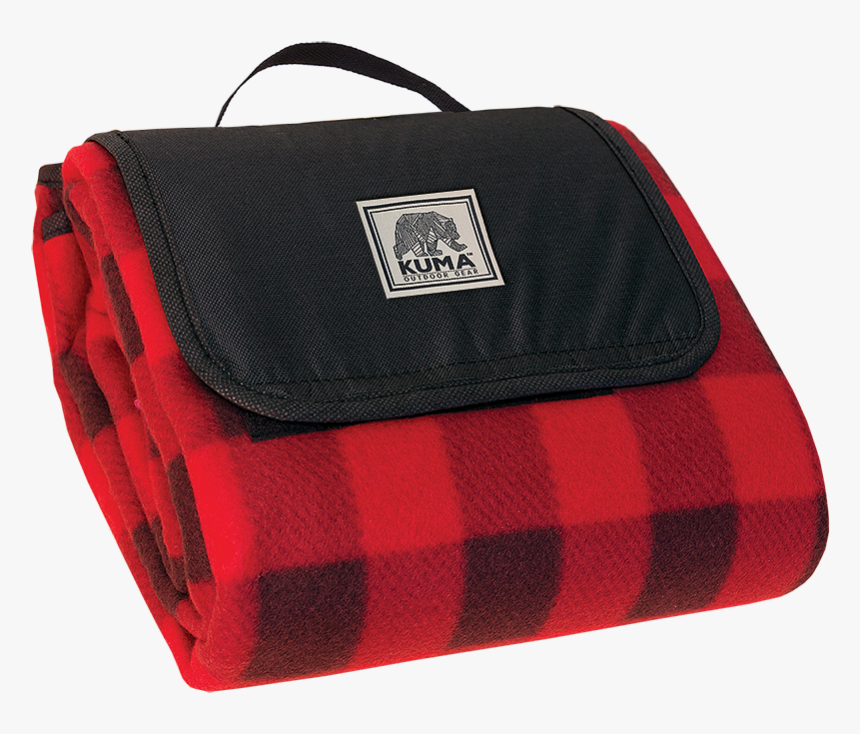 This Kuma Fleece Picnic Blanket Has A 100% Coated Polyester - Handbag, HD Png Download, Free Download