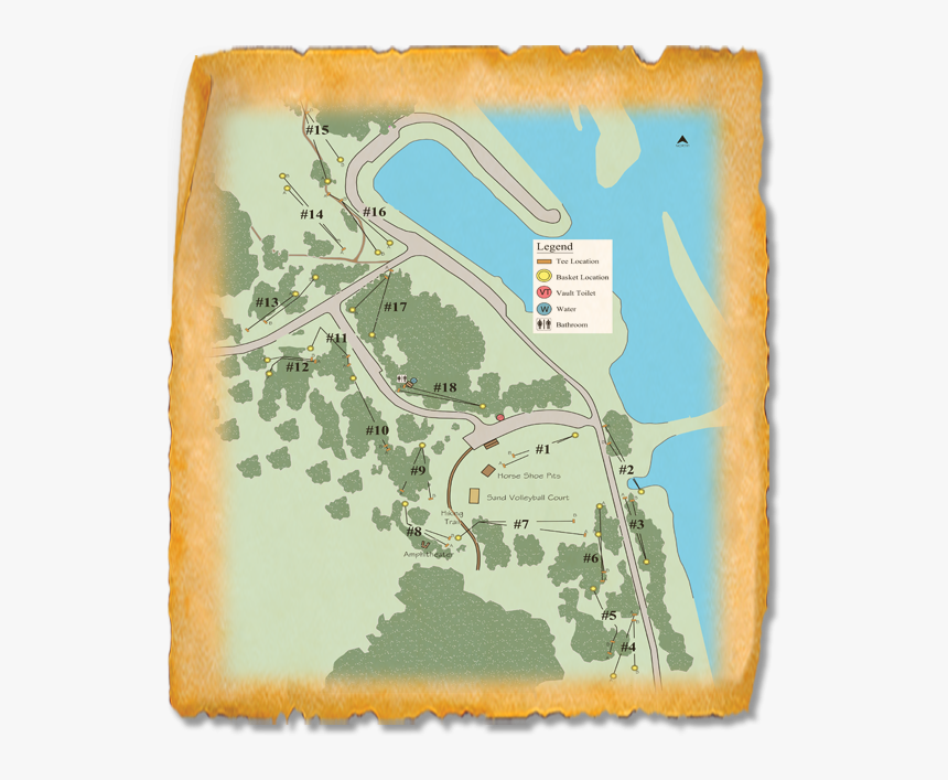 Oahe Downstream Recreation Area Nature Trail Disc Golf - Atlas, HD Png Download, Free Download