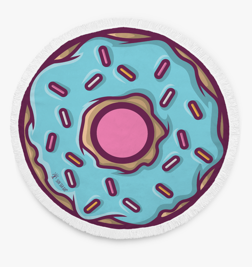 Donut Beach Blanket"
 Class= - Circle, HD Png Download, Free Download