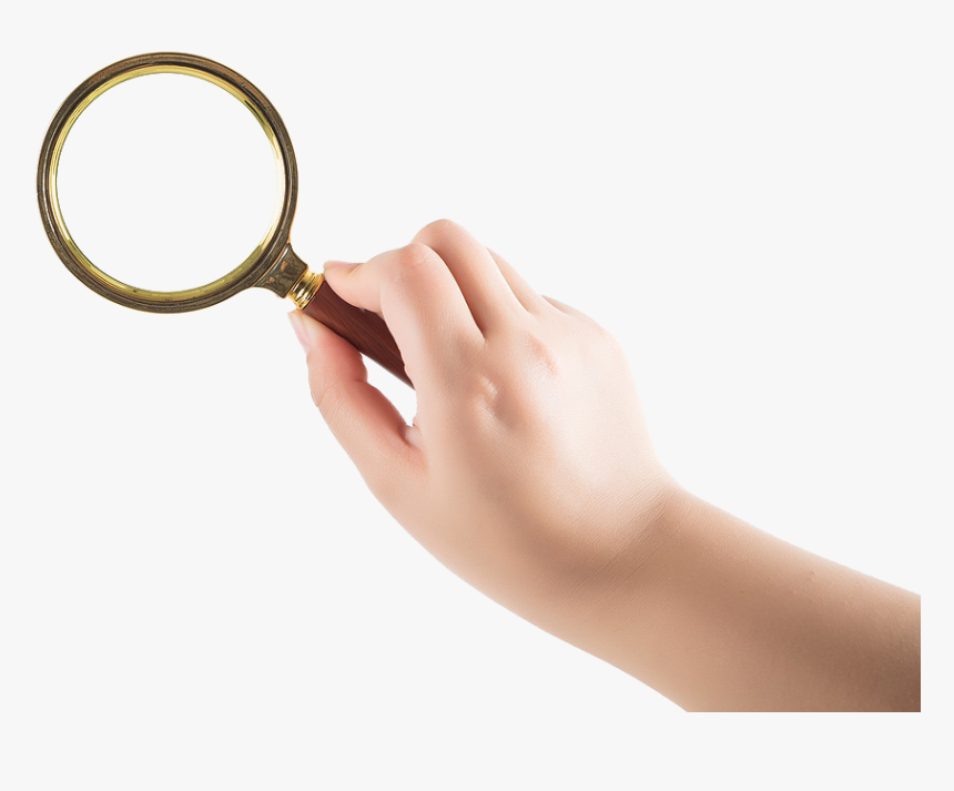 Clip Download Magnifying The Transprent Png Free Download - Magnifying Glass With Hand Png, Transparent Png, Free Download