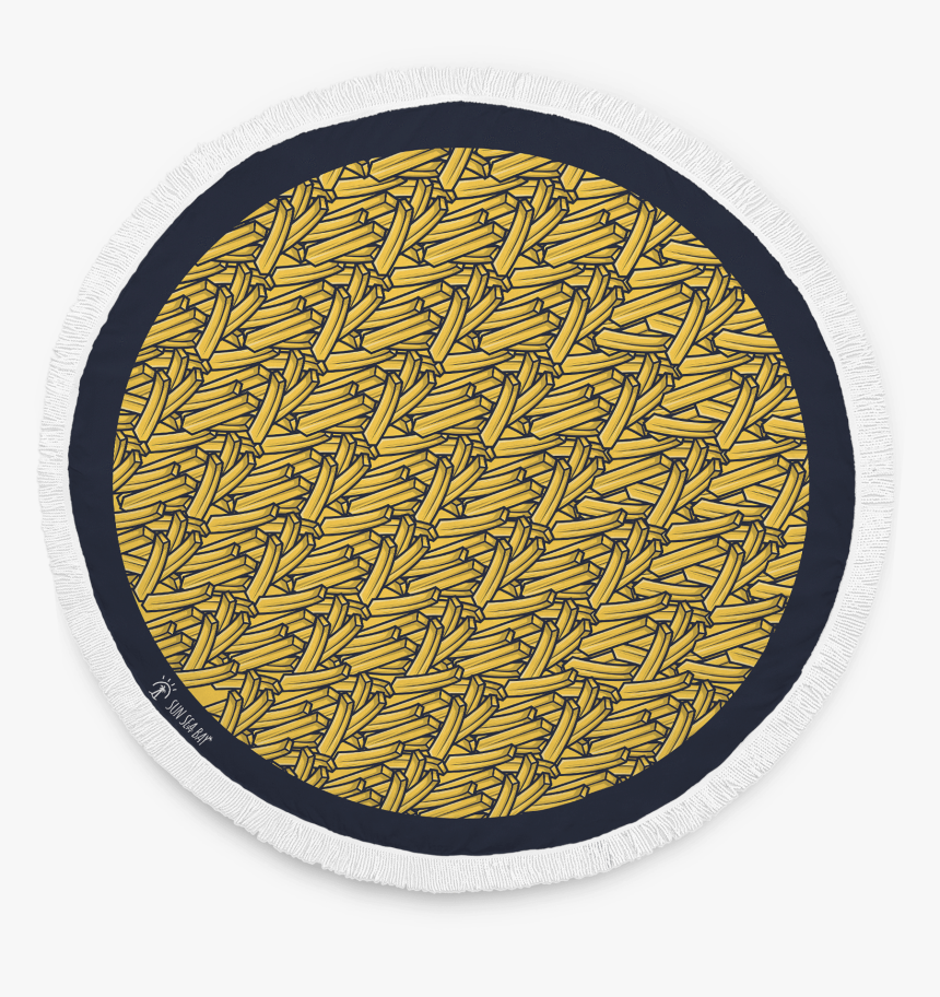 French Fries Beach Blanket"
 Class= - Circle, HD Png Download, Free Download