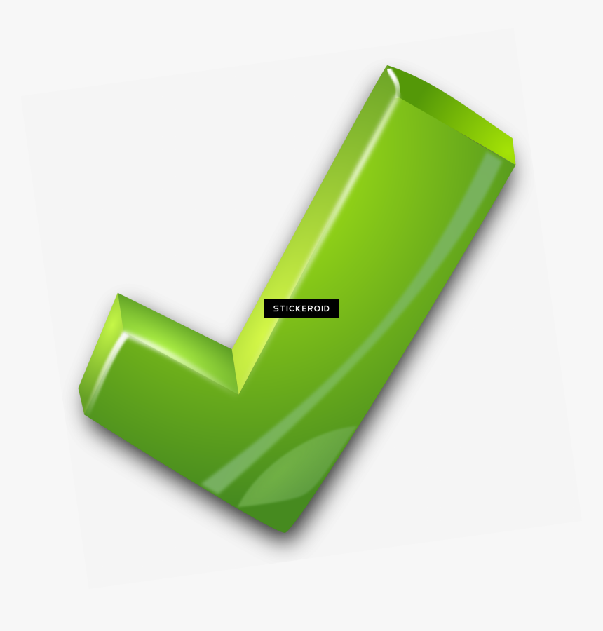 Tick Png - Green Tick - Statistical Graphics, Transparent Png, Free Download