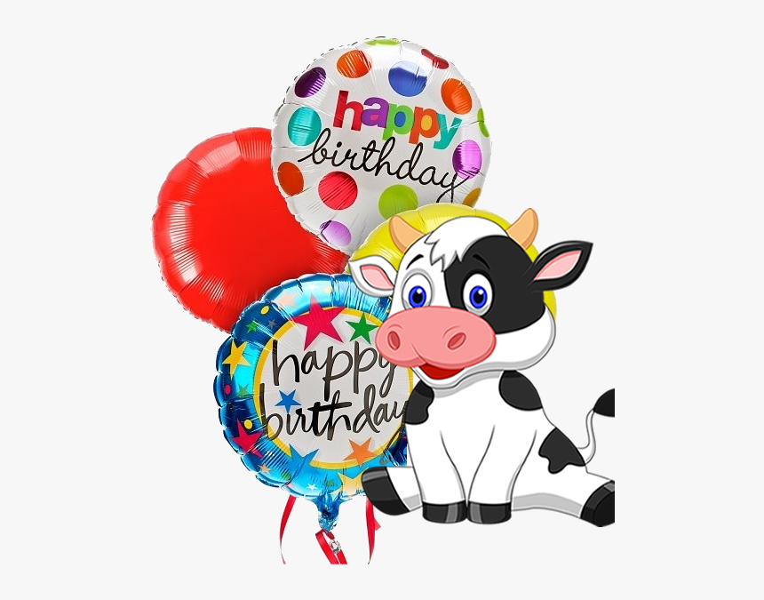 Transparent Old Macdonald Had A Farm Clipart - Happy Birthday Balloons For A Little Girl, HD Png Download, Free Download