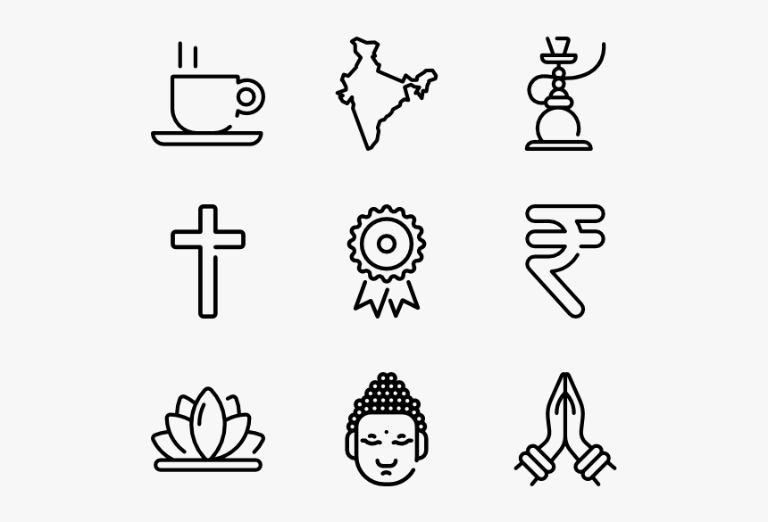 India Transparent Symbol - Icon For India, HD Png Download, Free Download