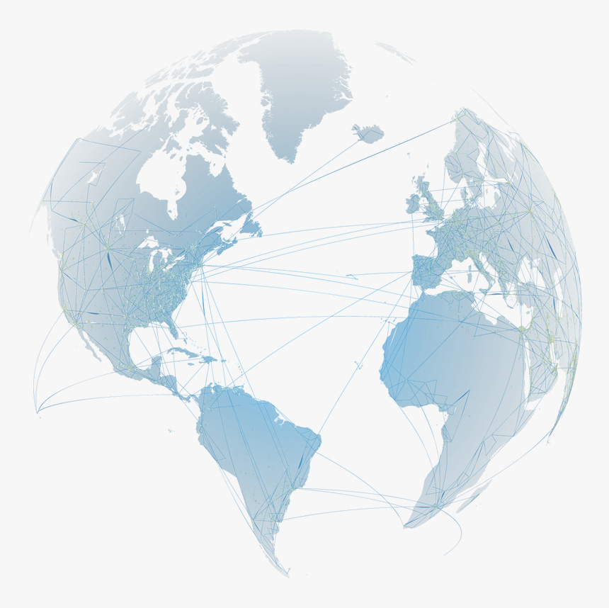 Wireframe Map Of World, HD Png Download, Free Download