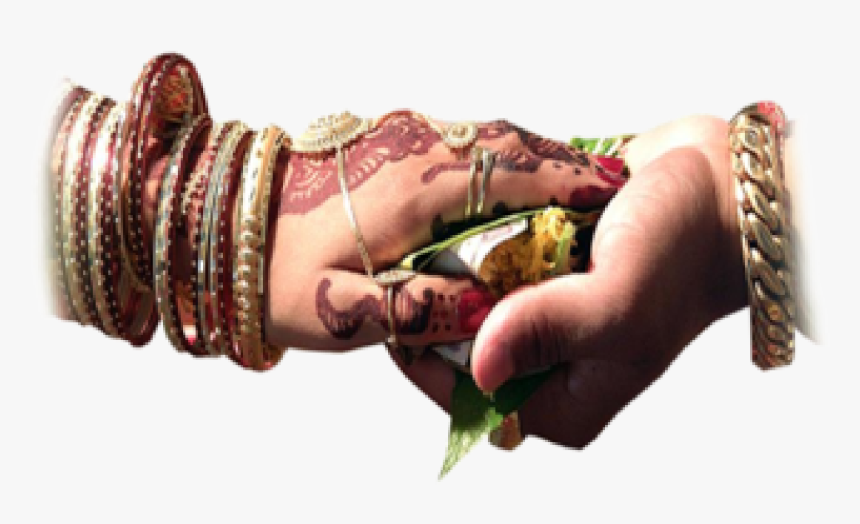 Marriage Clipart Telugu Wedding - Wedding Hands Images Png, Transparent Png, Free Download