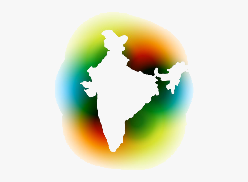 India Map Png Image - India Map With Tamilnadu Highlighted, Transparent Png, Free Download