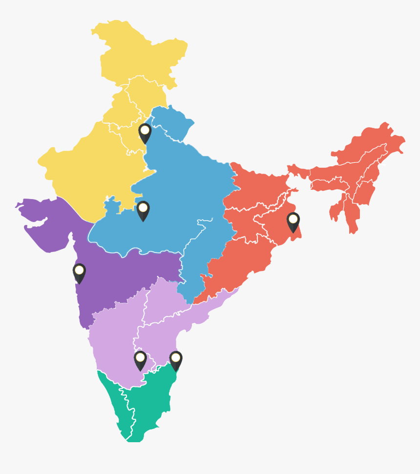 India Transparent Background - Kerala In India Map, HD Png Download, Free Download