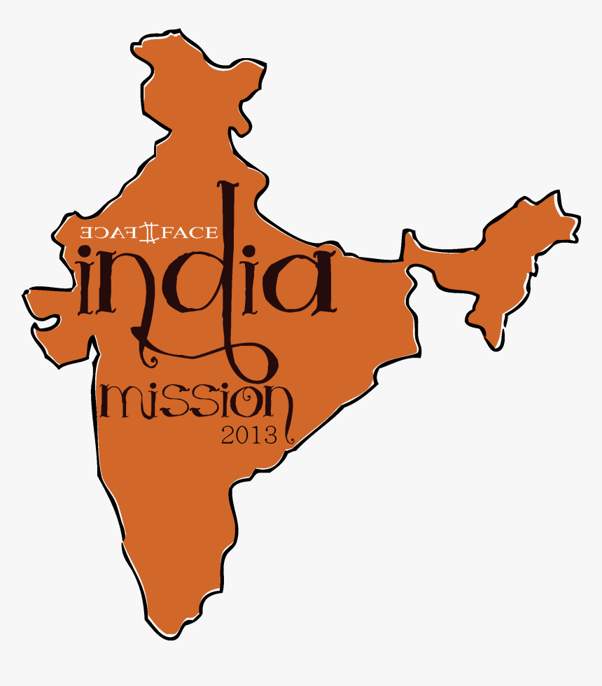 India Mission Trip A Drop Of Love In The Ocean » Chelsey - India Map For Powerpoint, HD Png Download, Free Download