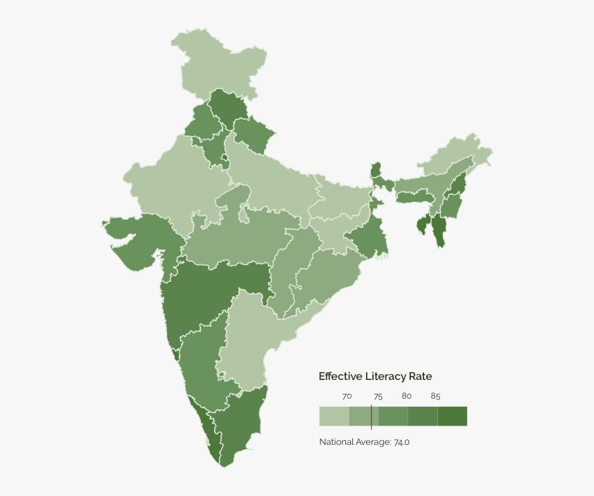 Glad Tidings India - India Map With State Vector, HD Png Download, Free Download
