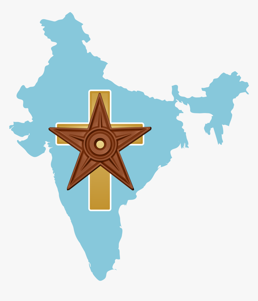 India Christianity Barnstar - Ports In South India, HD Png Download, Free Download