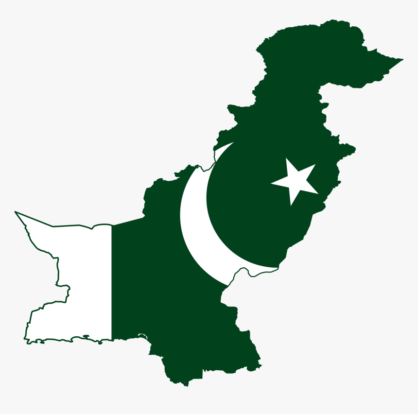 India Map Flag Png - Pakistan Country And Flag, Transparent Png, Free Download