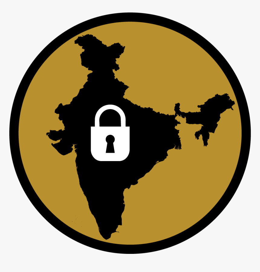 South Asian Security - India Map For Powerpoint, HD Png Download, Free Download