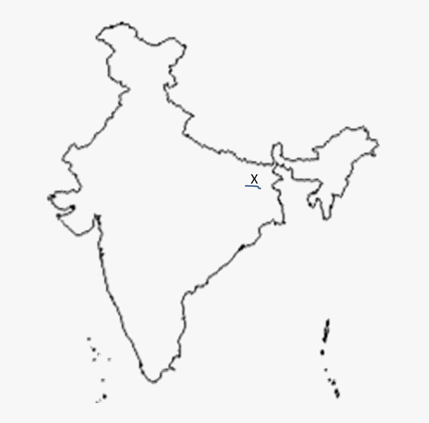 Identify The Place X Marked On Map - List Of Nuclear Power Plant In India, HD Png Download, Free Download