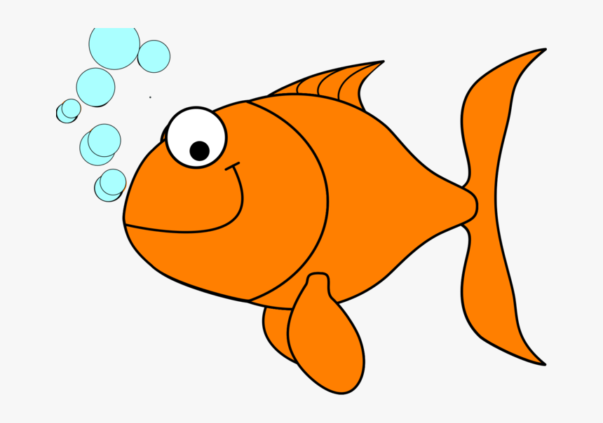 Transparent Gold Fish Png - Transparent Background Goldfish Clipart, Png Download, Free Download