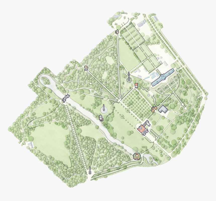 Chiswick House Garden Plan, HD Png Download, Free Download