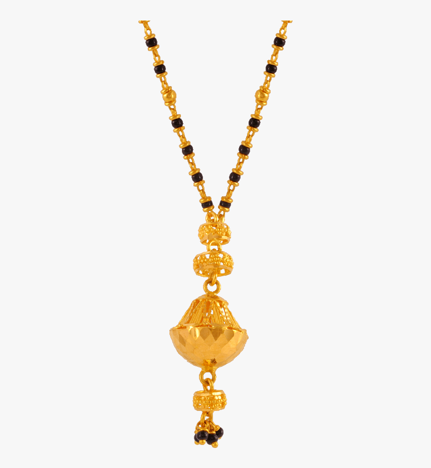 Chandra Jewellers 22kt Yellow Gold Mangalsutra For - Pc Chandra Mangalsutra, HD Png Download, Free Download