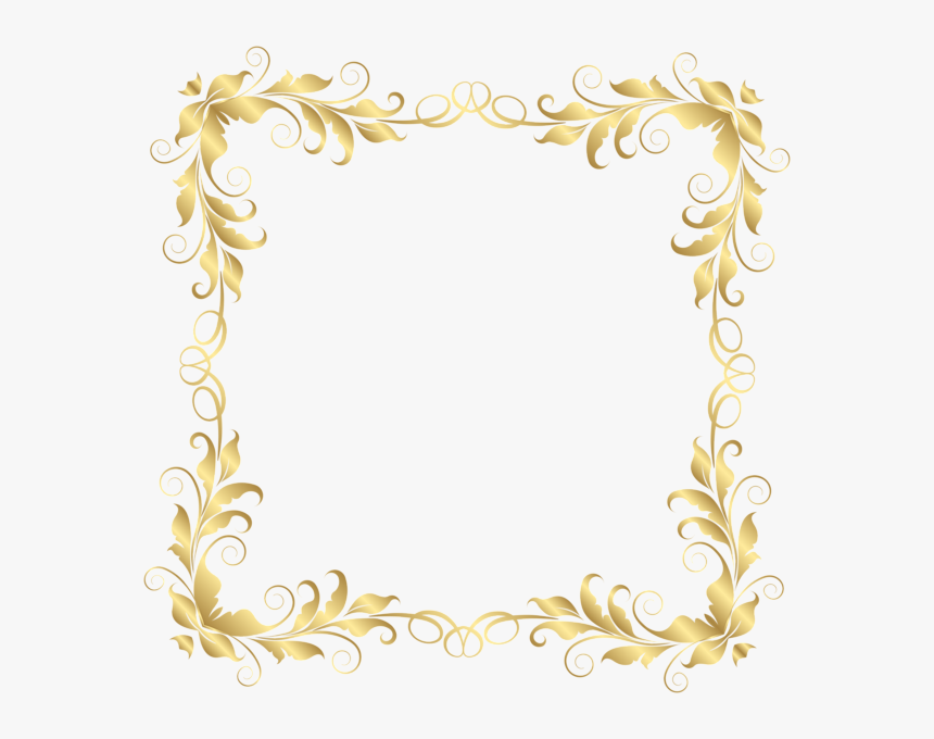 Gold Background Border Design, HD Png Download, Free Download