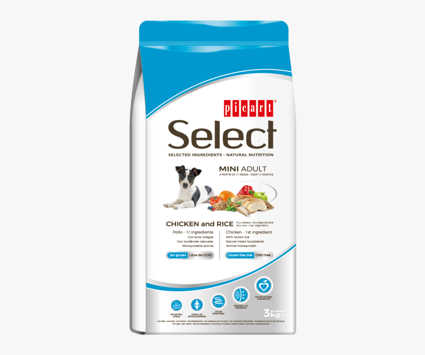 Picart Select Adult Mini With Chicken And Rice - Picart Select Puppy Mini Chicken & Rice, HD Png Download, Free Download