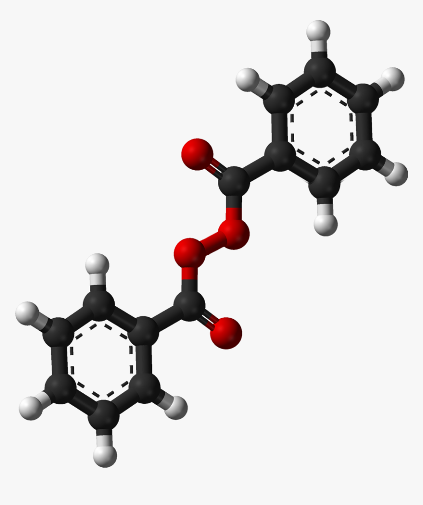 Benzoyl Peroxide 3d Balls - Benzoyl Peroxide Molecule, HD Png Download, Free Download