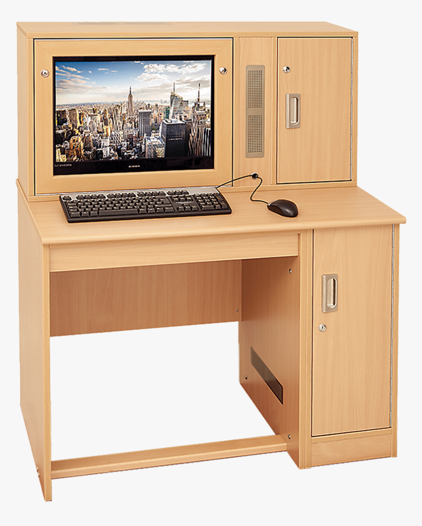 Secure Computer Desk, HD Png Download, Free Download