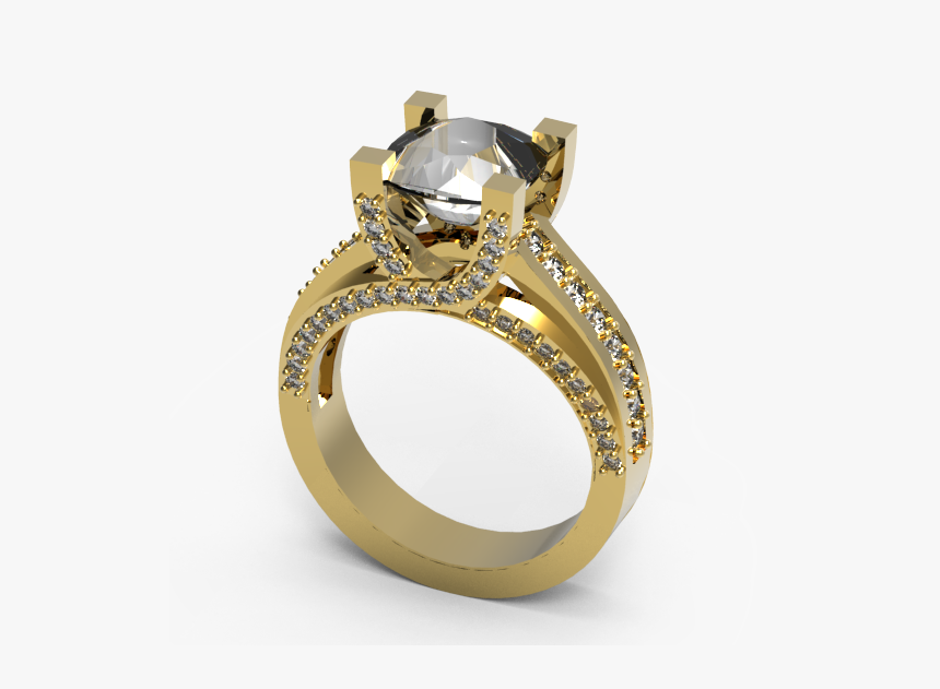 Ladies Fancy Ring - Engagement Ring, HD Png Download, Free Download