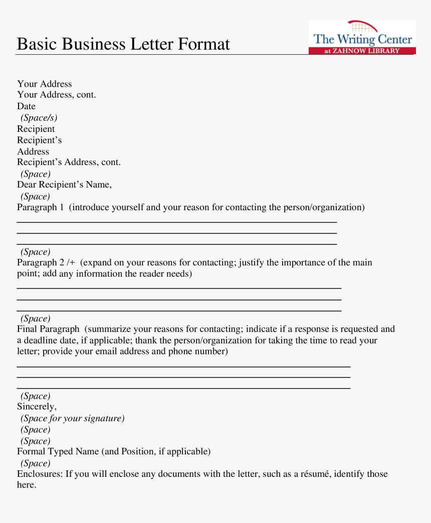 Business Letter Form Format Main Image - Express My Sincere Thanks, HD Png Download, Free Download
