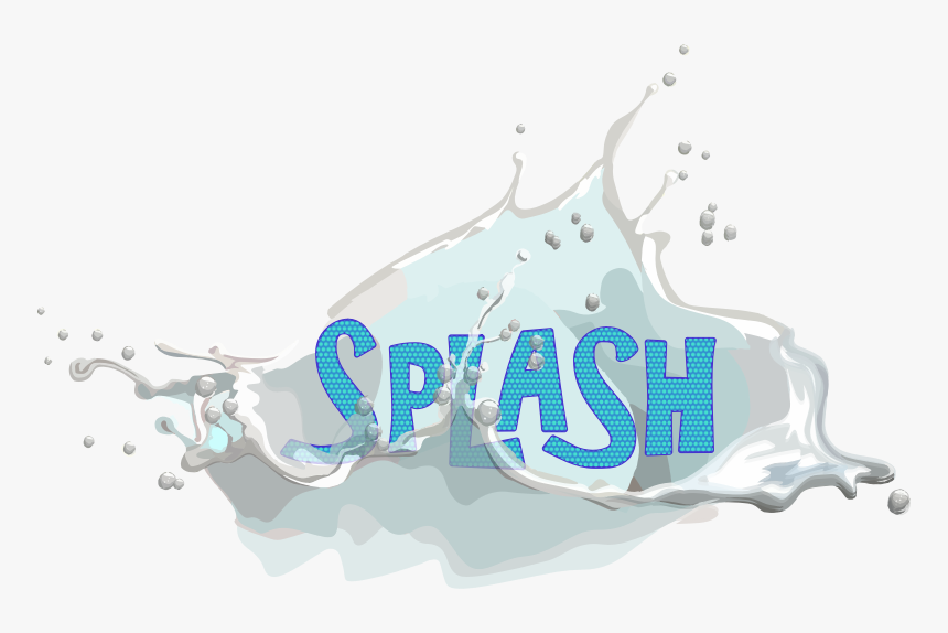 Splash - Water Splash Png Illustration, Transparent Png, Free Download