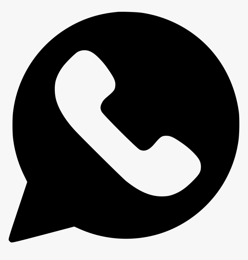 Whatsapp Logo Transparent Png - Whatsapp Logo Vector Black, Png Download, Free Download