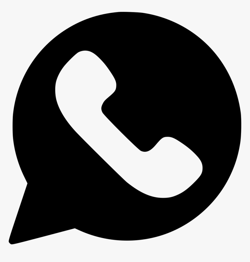 Whatsapp Logo Black And White Png