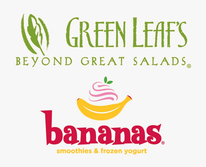 Green Leaf"s & Bananas Logo - Green Leaf's And Bananas Logo, HD Png Download, Free Download