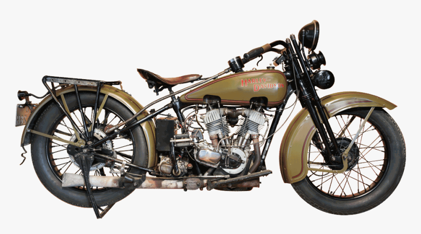 Vintage Harley Davidson Bike, HD Png Download, Free Download
