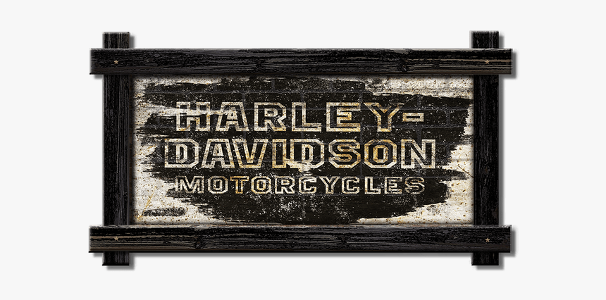 Vintage Harley Davidson Wooden Signs, HD Png Download, Free Download
