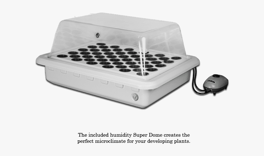 Easy Guide To Germination - Superponics Supercloner 50-site Hydroponic Cloner System, HD Png Download, Free Download