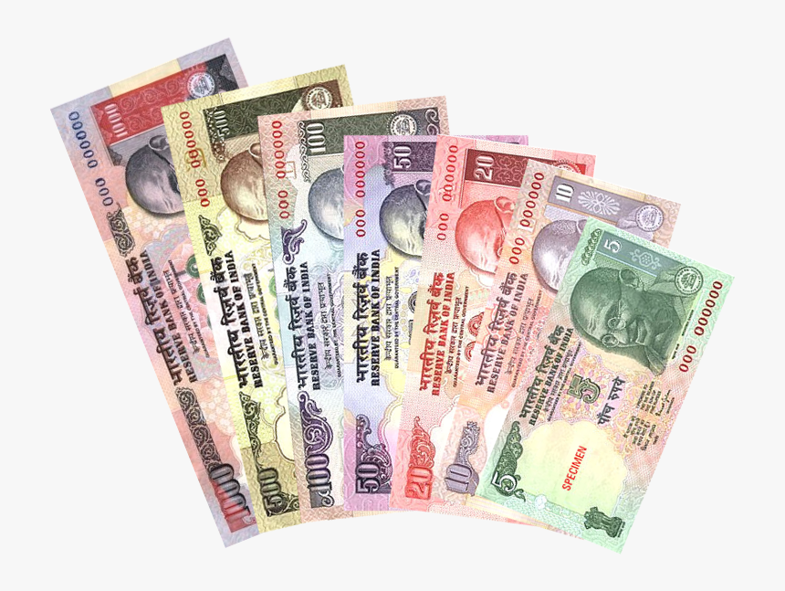 Rupee Notes - Indian Currency Notes Png, Transparent Png, Free Download