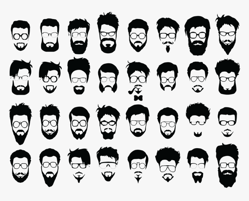 Transparent Mustache Transparent Png - Types Of Goatees Beards, Png Download, Free Download