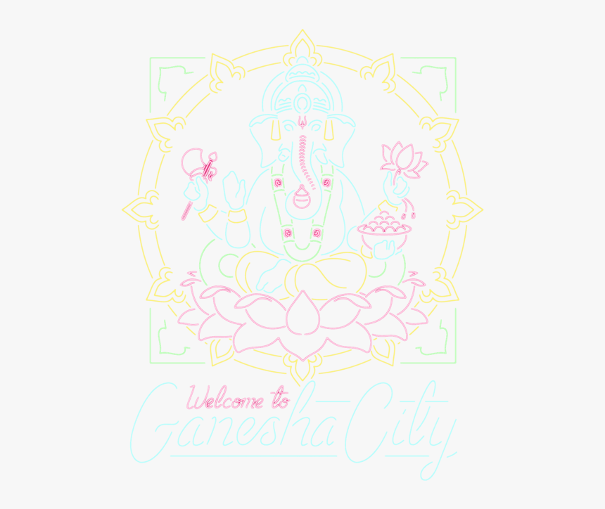 Ganesh Line Art Png, Transparent Png, Free Download